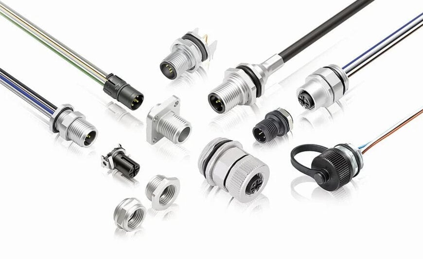 binder offers a broad portfolio of M12 panel mount connectors