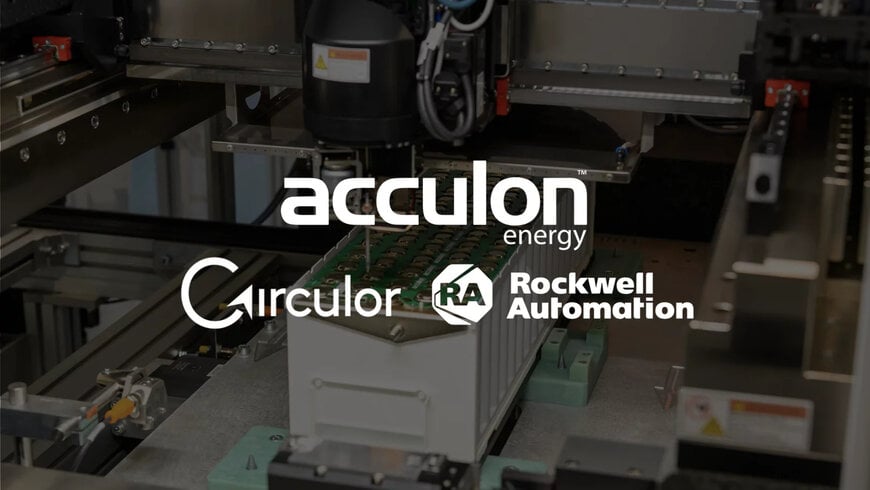 Acculon selects Rockwell, Circulor to boost battery manufacturing transparency