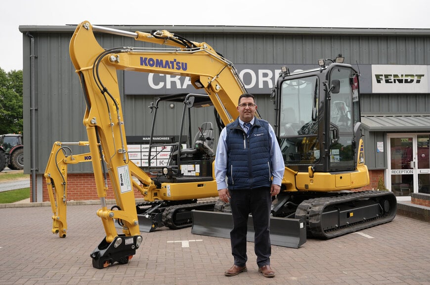 Crawfords Group Appointed Official Komatsu Compact Equipment Dealer