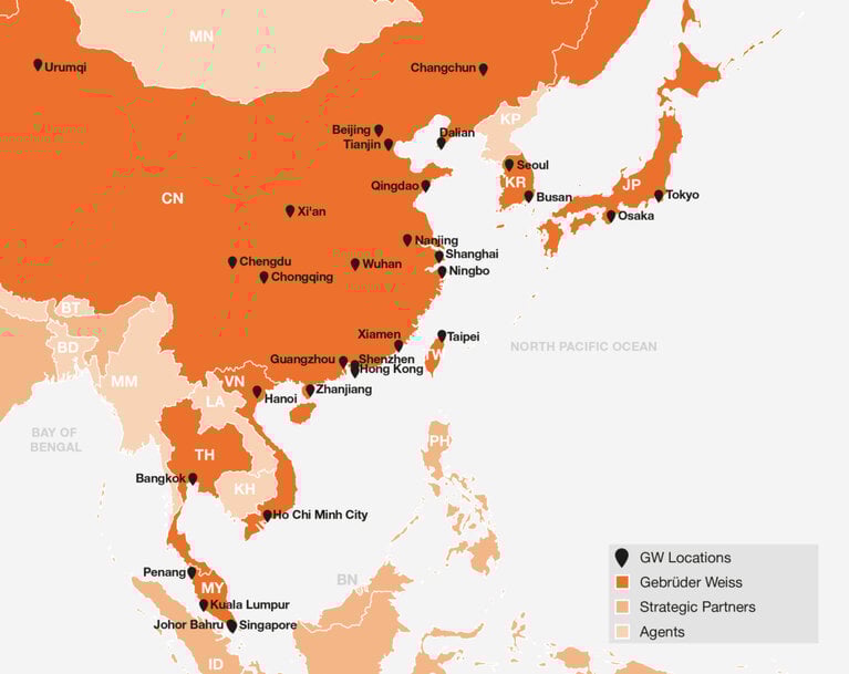 Gebr&uuml;der Weiss expands into Thailand