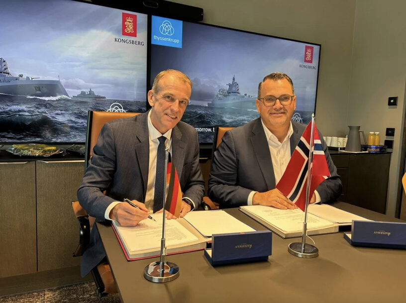 KONGSBERG og thyssenkrupp Marine Systems styrker samarbeidet gjennom ny avtale