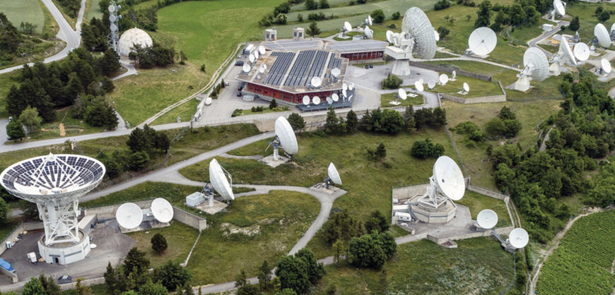 Swiss Telecom Pioneers Circular Energy Solution by Converting Satellite Dishes into Solar Farms