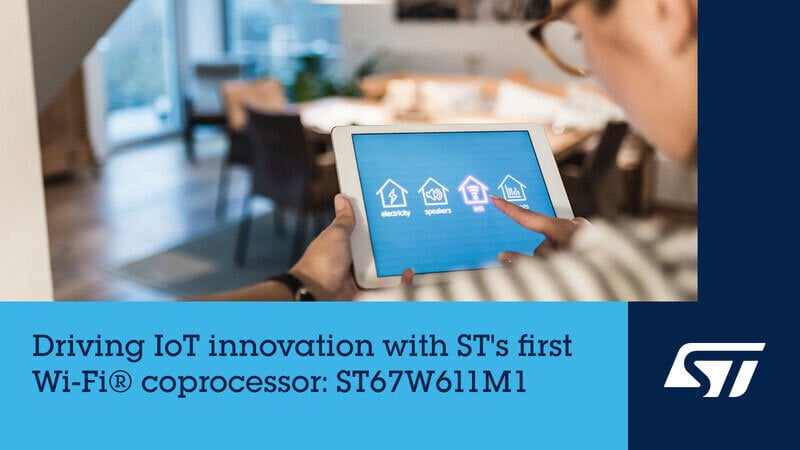 STMicro begins mass production of Qualcomm-based Bluetooth/Wi-Fi modules