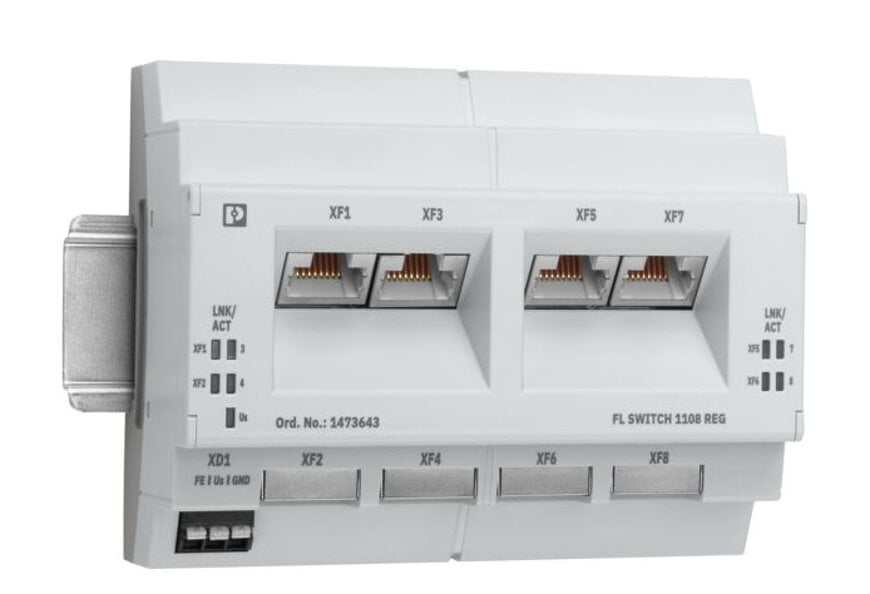 Phoenix Contact lancia gli switch REG non gestiti per l'automazione degli edifici