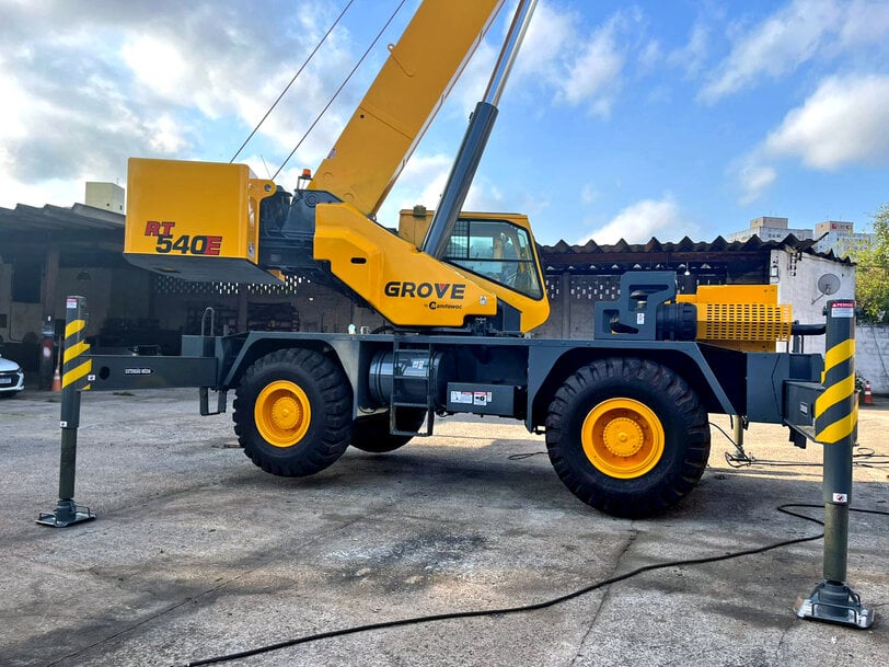 Grove RT540E overhauled in record time by the Manitowoc team in Brazil