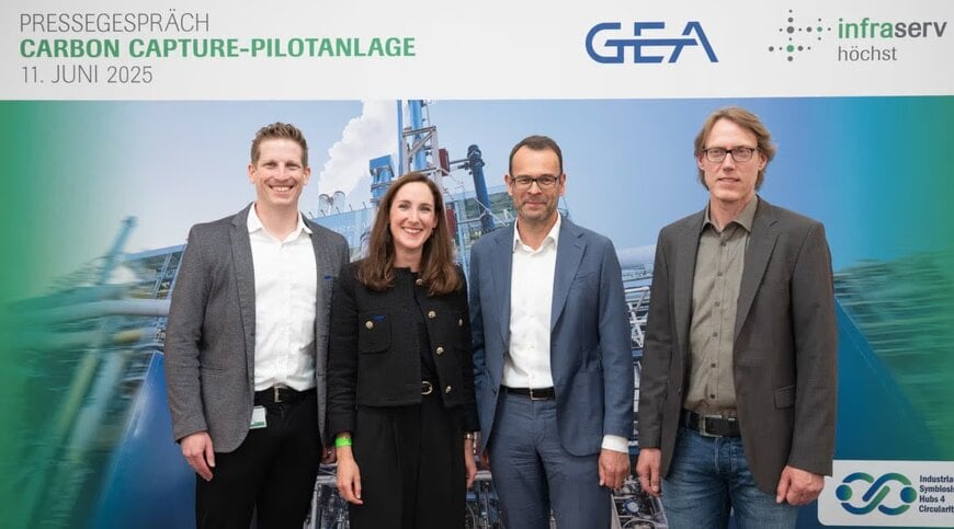 Infraserv Höchst nimmt Pilotanlage in Betrieb, um die Machbarkeit der CO₂-Abscheidung zu testen