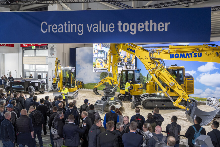 Komatsu a Bauma 2025: Un’edizione di enorme interesse, con innovazioni straordinarie e un entusiasmo senza precedenti, sempre guardando al futuro