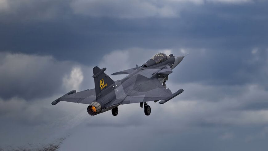 Saab achieves AI milestone with Gripen E