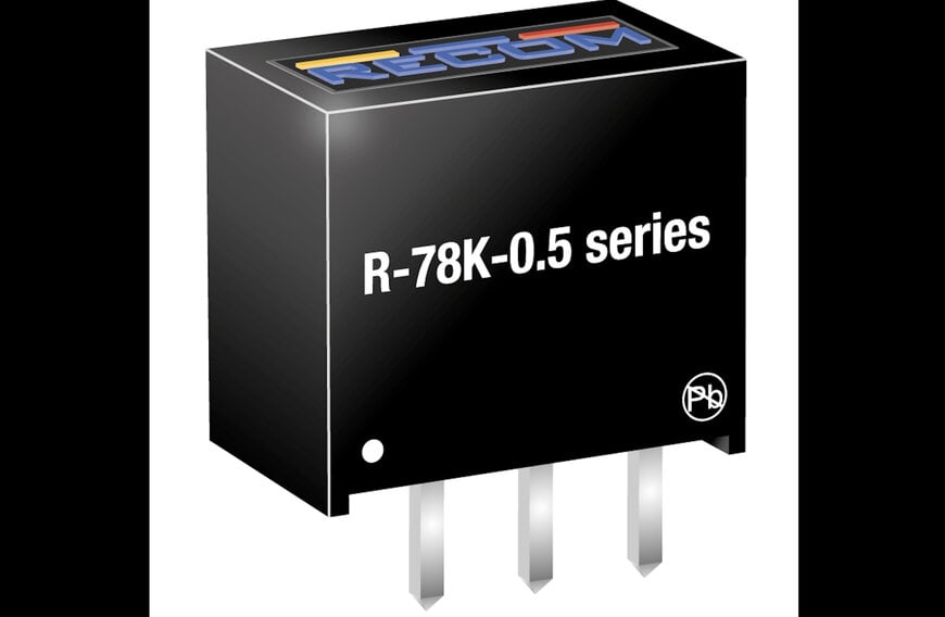 Rutronik offers RECOM R-78K-0.5: efficient LDO replacement