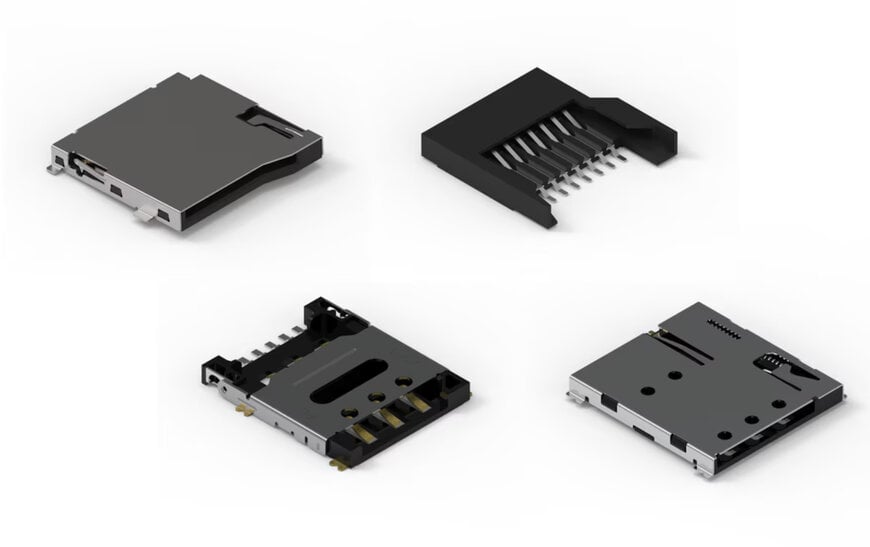 Nano SIM and SD card connectors from Würth Elektronik