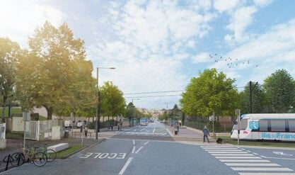 PROLONGEMENT DU TRAM T13 JUSQU'A ACHÈRES : COUP D'ENVOI DES TRAVAUX D'AMÉNAGEMENT