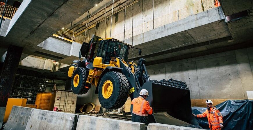 &Uuml;berflieger Volvo L120&nbsp;Electric geht in M&uuml;nchen unter die Erde