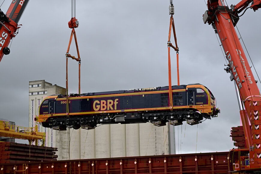 FIRST CLASS 99 LOCOMOTIVES ARRIVE IN THE UK