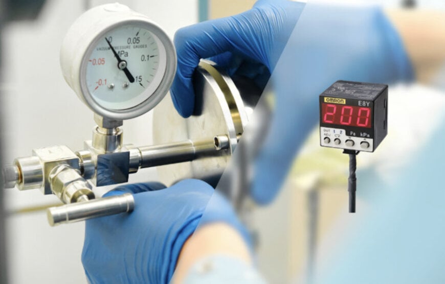 New OMRON E8Y-L pressure sensors are easy, compact, and flexible