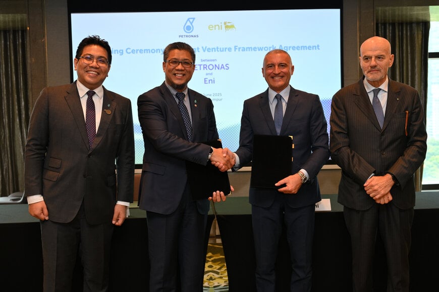 Eni and PETRONAS to Combine Assets in Malaysia and Indonesia
