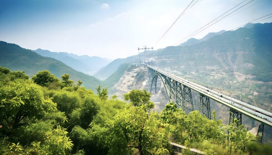 ArcelorMittal rails power an iconic new route in India