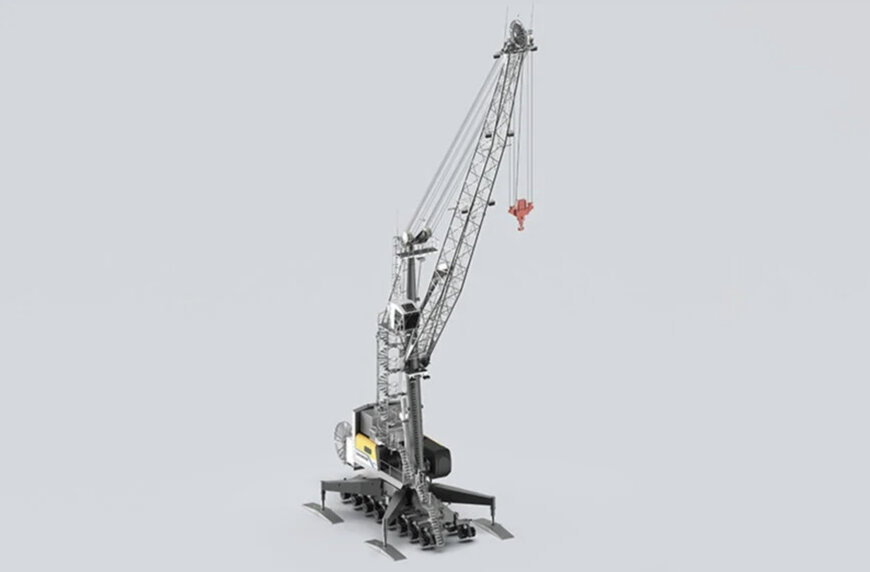 Der elektrische Liebherr LHM 280 st&auml;rkt den nachhaltigen Hafenbetrieb von Saga Fjordbase