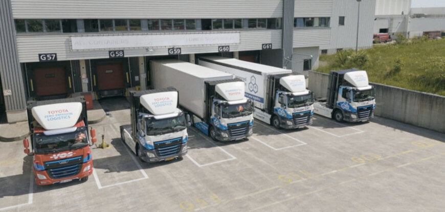 Toyota Motor Europe starts zero tailpipe emissions logistics with fuel cell trucks