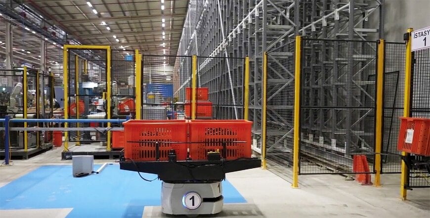 Teklas ottimizza l'efficienza dell'intralogistica grazie a Peak Porter e ai robot mobili OMRON