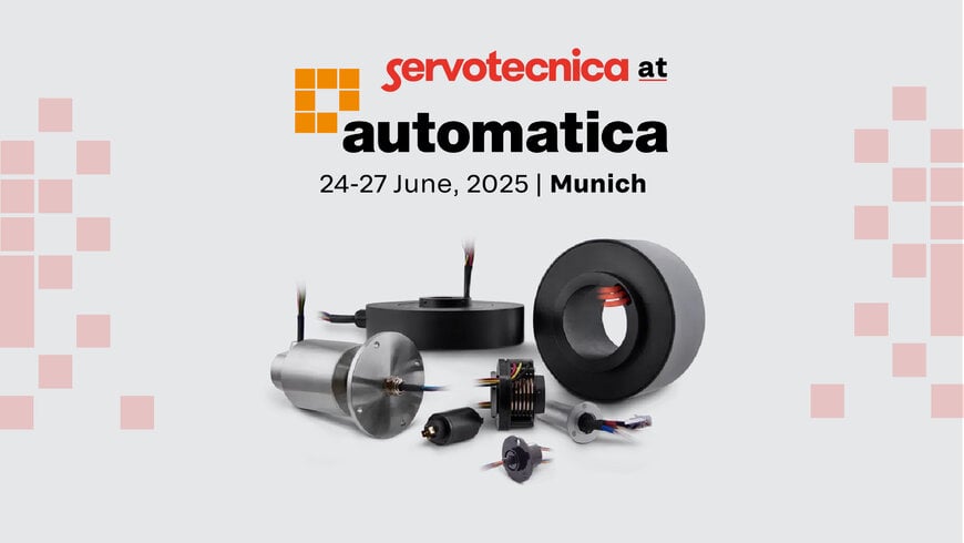 Servotecnica to Present Advanced Slip Rings and Rotary Joints at Automatica 2025