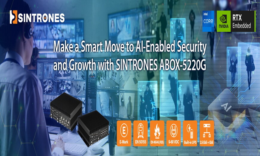 Sintrones Boosts Security with AI-Enabled ABOX-5220G