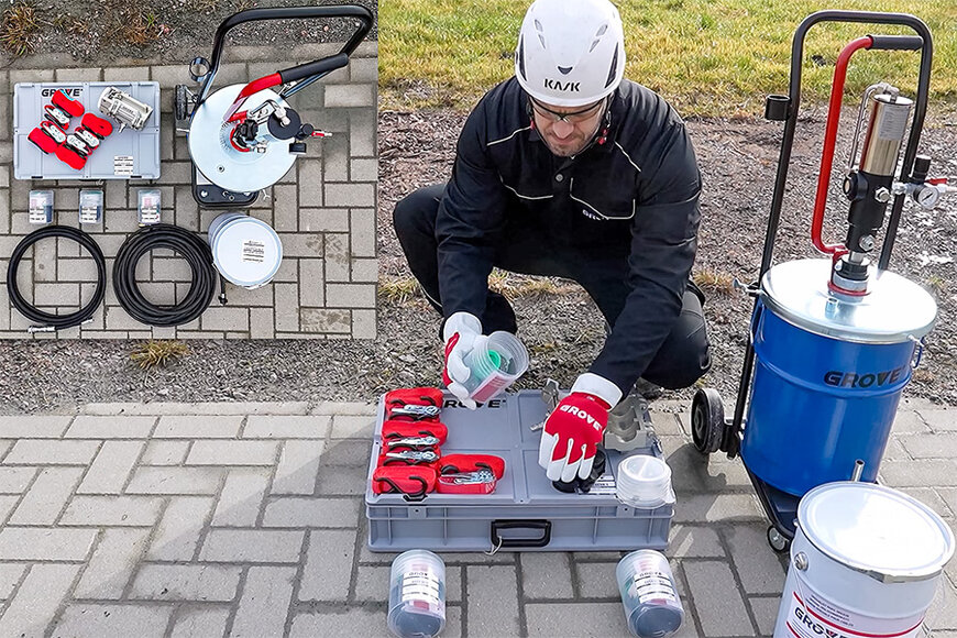 New aftermarket rope cleaner for Grove cranes simplifies and speeds up maintenance