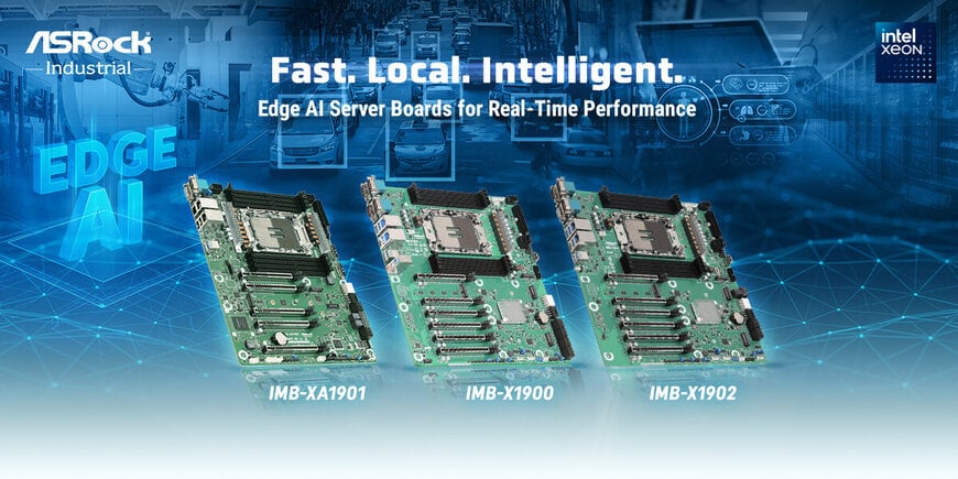ASRock Industrial Introduces Edge AI Server Boards Powered by Intel Xeon Processors