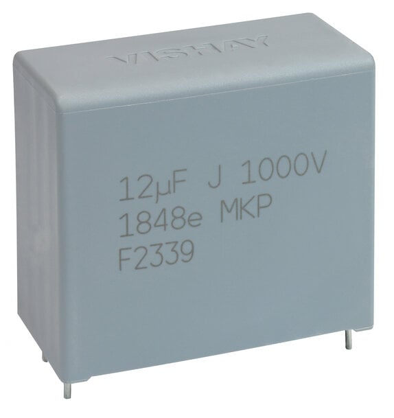 Vishay’s MKP1848e DC-Link Capacitors for 125°C Automotive Use Now at Rutronik