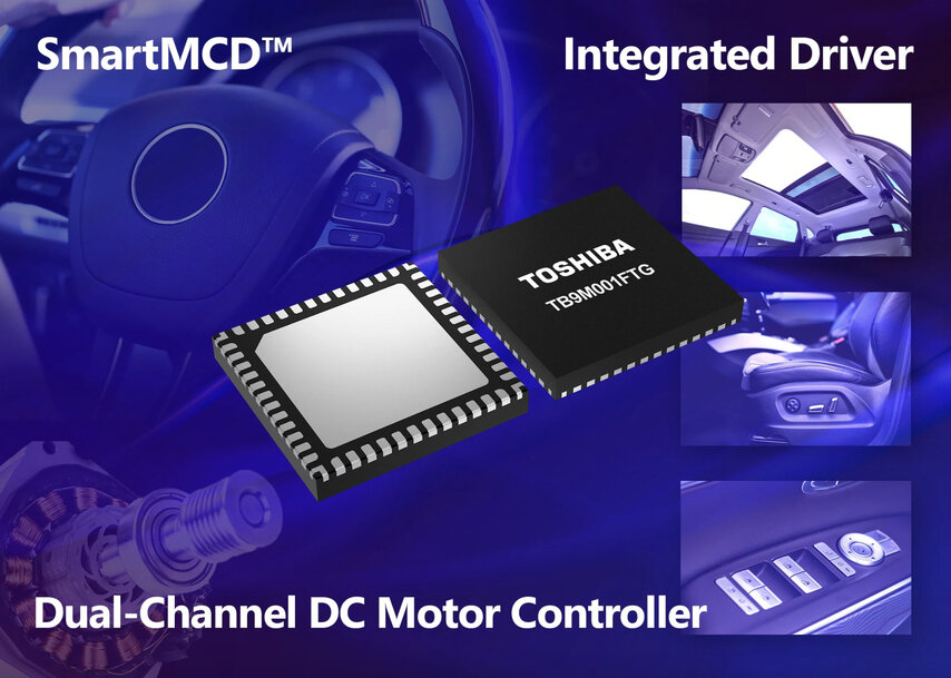 Toshiba Ships SmartMCD TB9M001FTG for Automotive DC Motor Control