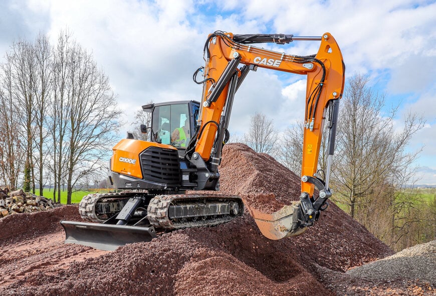 CASE Construction Equipment stellt den Midi-Bagger der Evolution E-Serie vor, von 8-10 Tonnen, mit einem Modell für jede Anwendung