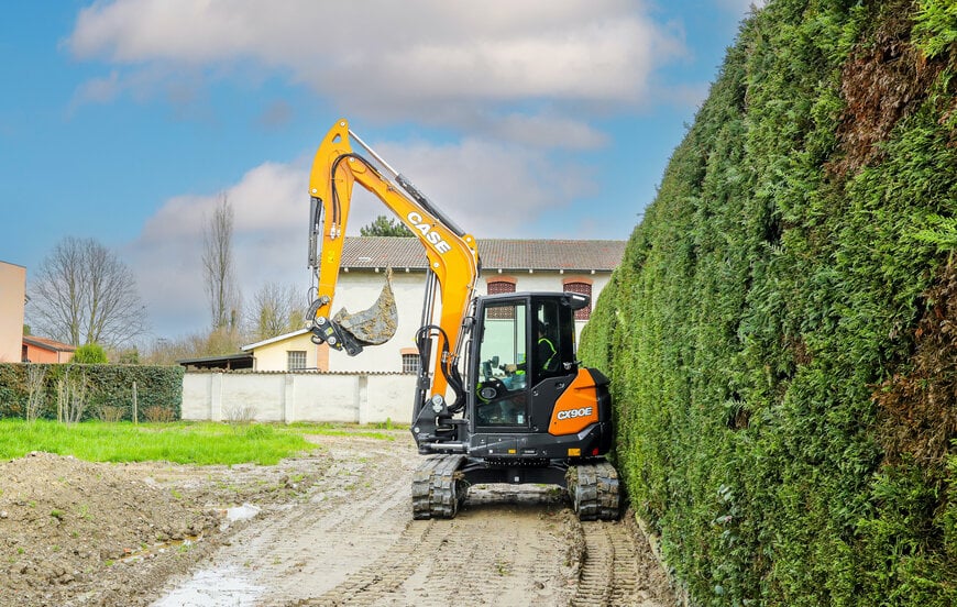 CASE Construction Equipment stellt den Midi-Bagger der Evolution E-Serie vor, von 8-10 Tonnen, mit einem Modell für jede Anwendung