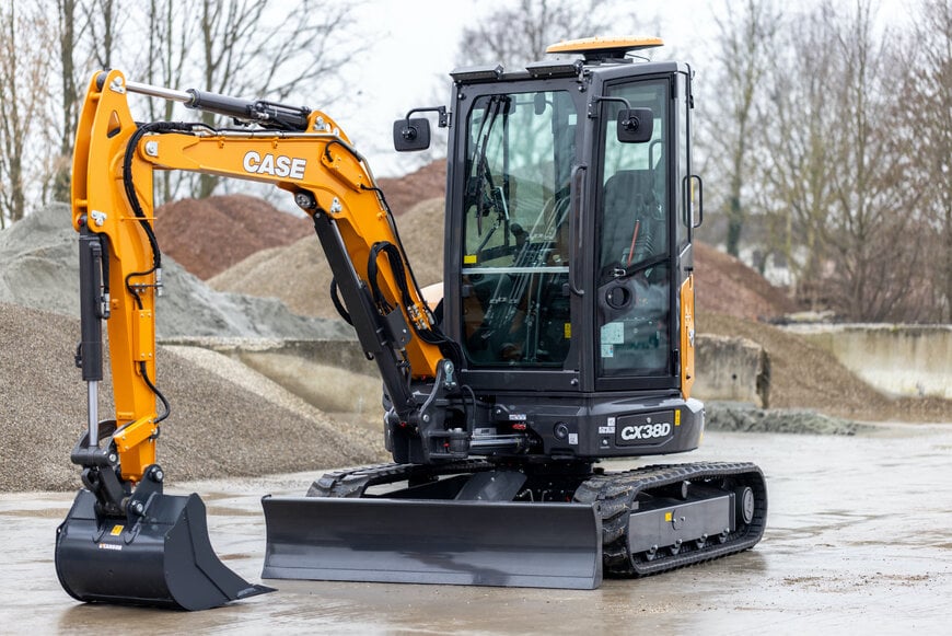 CASE Launches High Specification CX38D As 20th Model In Comprehensive Mini Excavator Line-Up