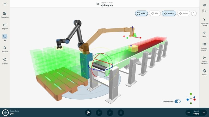 Universal Robots lanza UR Studio para simular celdas robóticas online