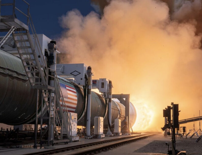 Northrop Grumman Tests Most Powerful Segmented Solid Rocket Booster Ever Built