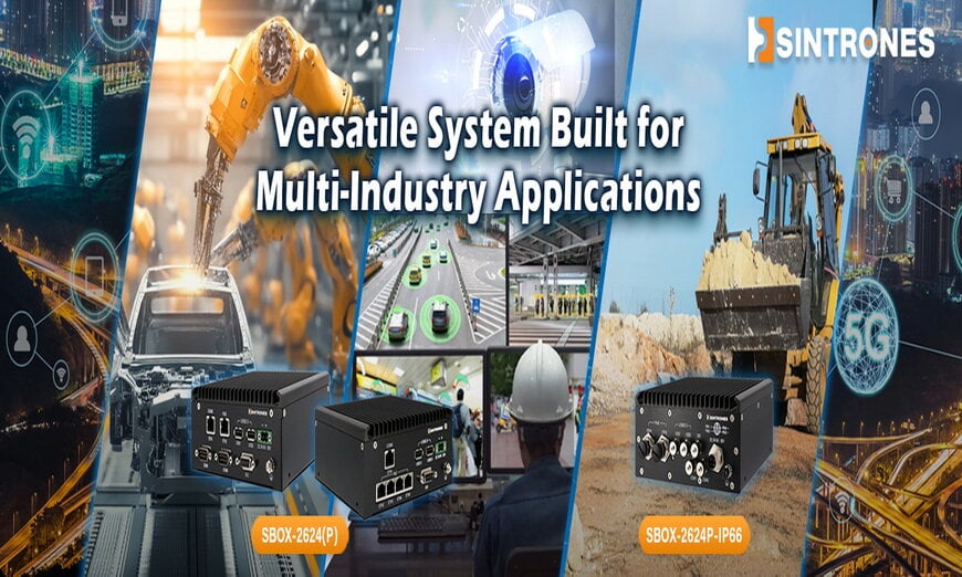 Sintrones Launches SBOX-2624 for Multi-Industry Versatility
