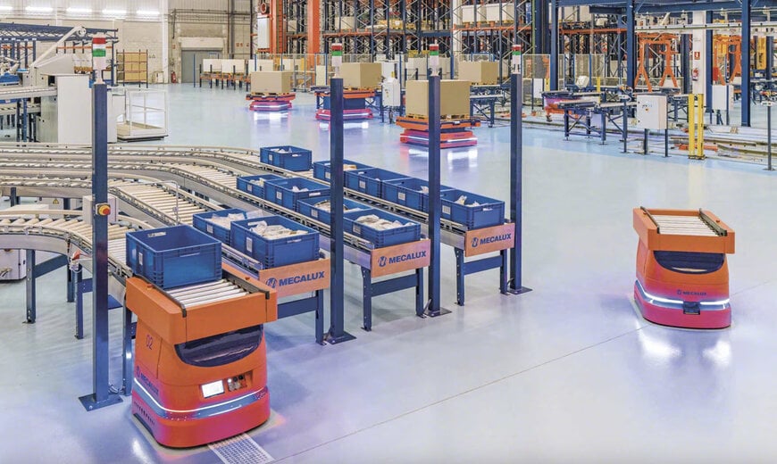 Mecalux AMRs Streamline Intralogistics in Modern Warehouse Operations