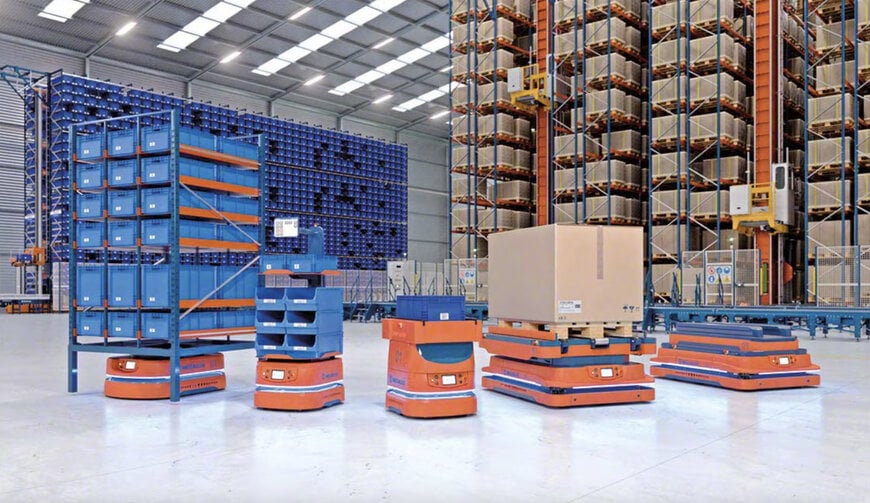 Mecalux AMRs Streamline Intralogistics in Modern Warehouse Operations