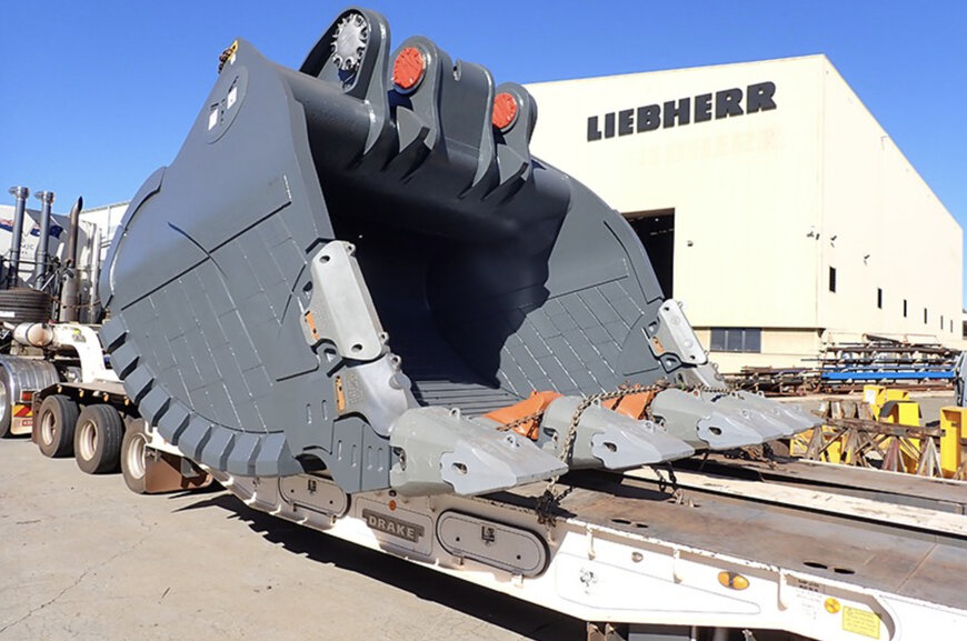 Liebherr-Australia's Perth facility fabricates its 100th bucket