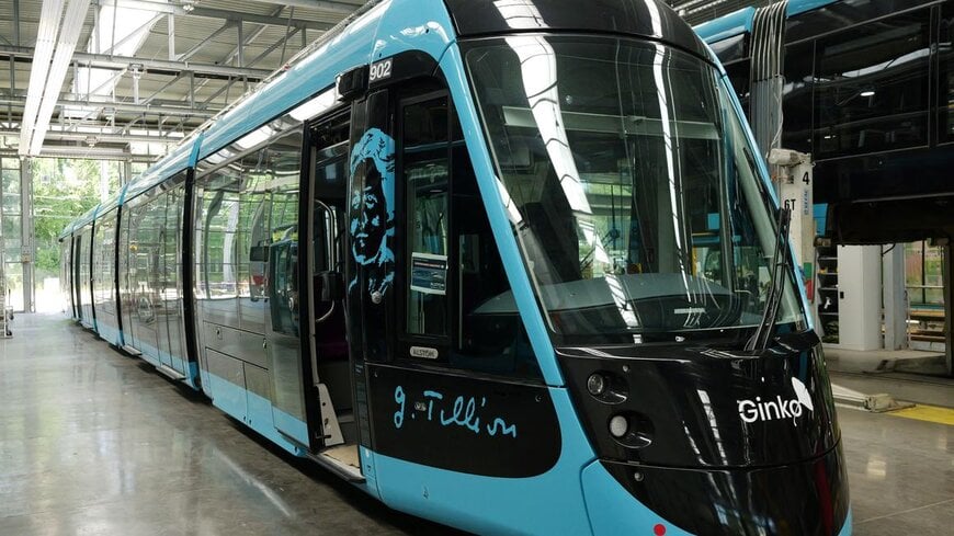 Grand Besançon Métropole et Alstom dévoilent le premier tramway Citadis du réseau Ginko