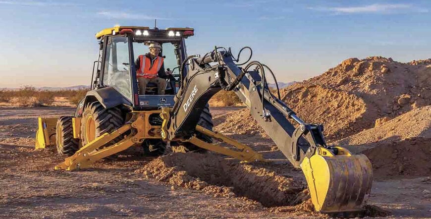 John Deere Unveils Upgrades to Backhoe Lineup, Elevating Visibility, Comfort and Performance