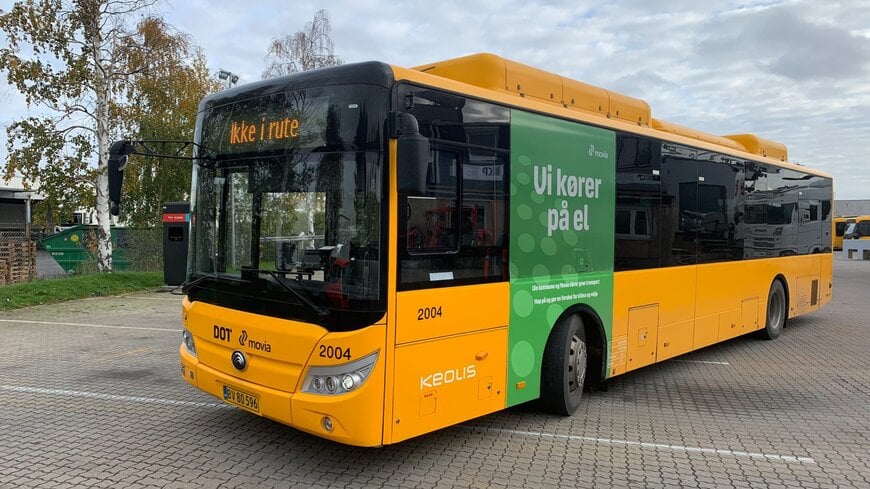Keolis awarded 10-year contract to operate 100% electric bus network in Southern Denmark