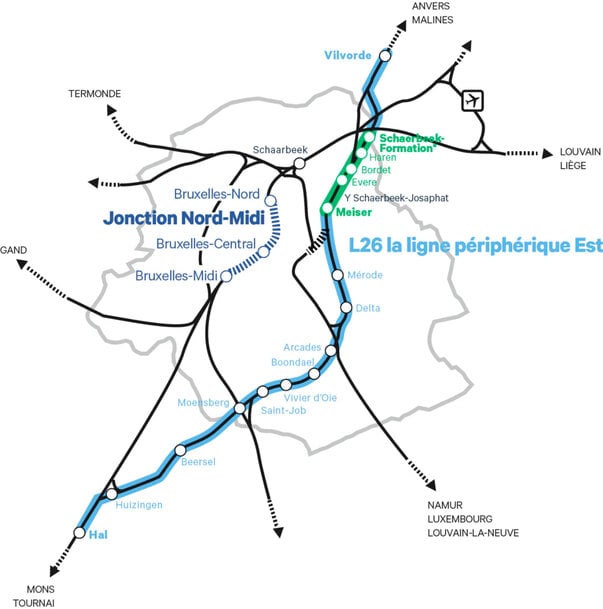 Infrabel s’appuie sur l’expertise de l’entreprise belge Stadsbader Rail