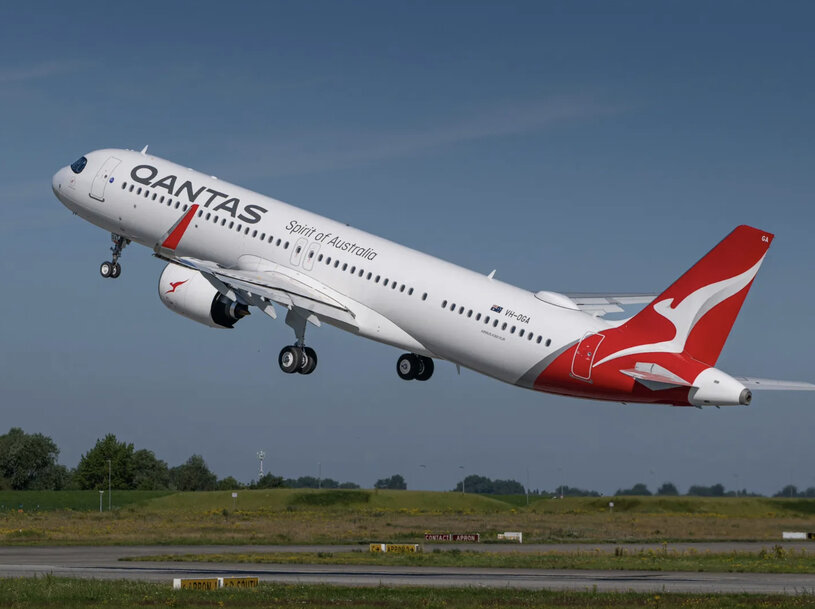 Qantas takes delivery of its first Airbus A321XLR