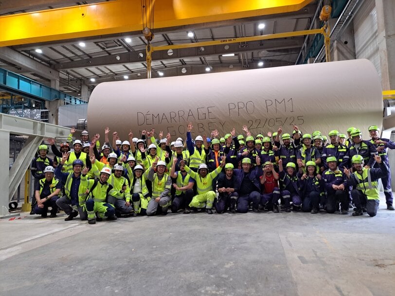Voith Starts Up Rebuilt PM 1 at Norske Skog Golbey 