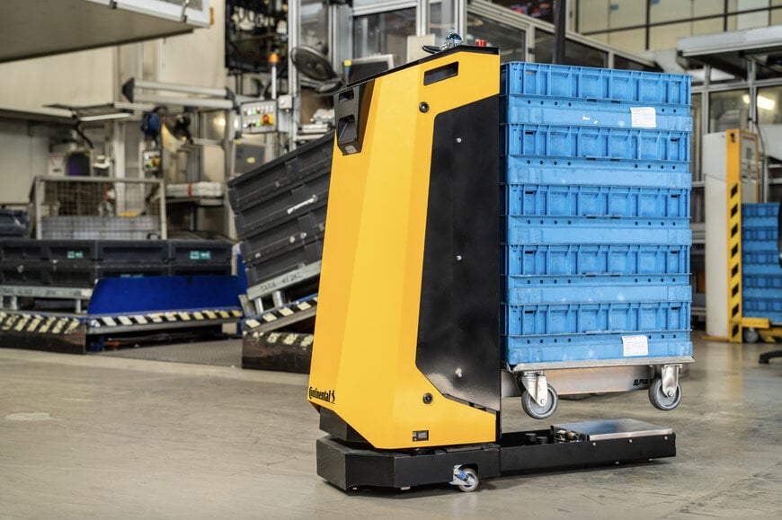 Continental präsentiert ultrakompakten Transportroboter