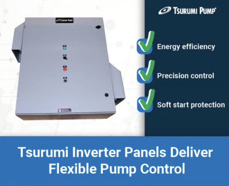 Tsurumi Inverter Panels Deliver Flexible Pump Control