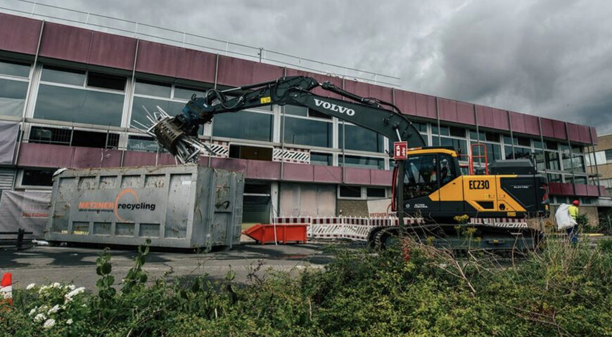 Bauprojekt mit Vorzeigecharakter: Weltweit erster vollelektrischer R&uuml;ckbau realisiert