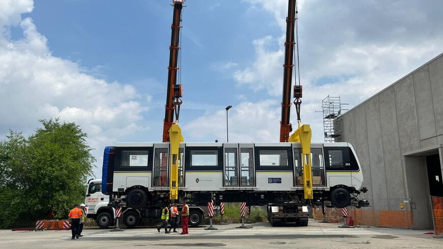 First new Alstom train delivered to Collegno depot