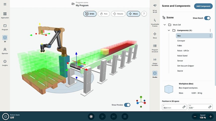 Un outil en ligne pour la simulation d’applications robotiques