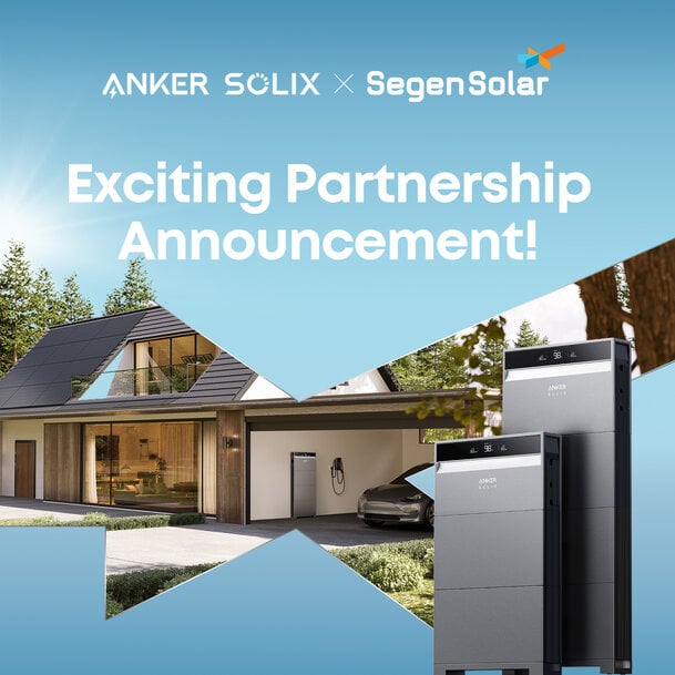 Anker SOLIX en SegenSolar werken samen aan oplossingen rond energieopslag in Europa